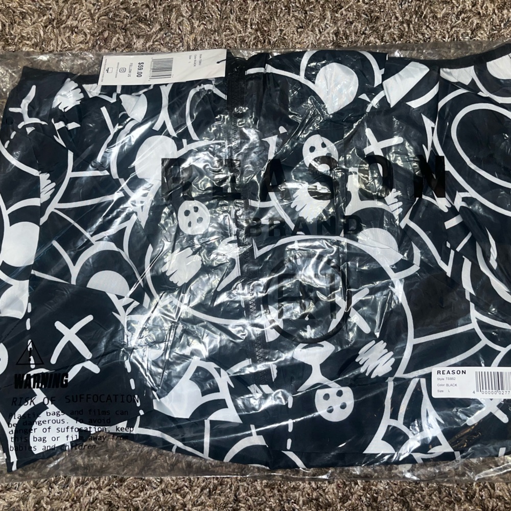Punk Teddy Half Zip Anorak Jacket